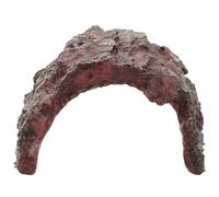 TIDTALEO Reptile Cave Hideout Resin Reptile Tank Cave for Small Snake Water Turtle Rest Area Aquarium Habitat Decor 3.15 X 2.36 X 1.97 in