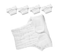 TIDTALEO Reusable Baby Diaper Inserts Cotton Nappy Liners for Infants Washable Absorbent Breathable Booster Pads White Size L 5pcs Suitable for 9-15 Months 10-15kg