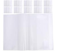 TIDTALEO Reusable Book Cover Plastic Reusable Sleeve Made of Sturdy Pp Material 20pcs for Students Textbook Protection and Book Supply for Back to School Party