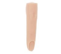 TIDTALEO Reusable Silicone Nail Practice Finger for Acrylic Nails Flexible Design and Comfortable Hand Feeling, for Professional and Personal Use, Pink Fake Finger for Manicure Beginners