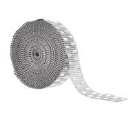 TIDTALEO Row Diamond Ribbon Faux Diamond Bling Mesh Wrap for DIY Craft Sparkling Mesh Ribbon Rhinestones for Crafting