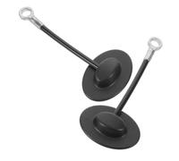 TIDTALEO Safety Refrigerator Lock for Freezer and Fridge, 1 Pair Plastic No-Drill Installation Strap Locks, Multi-Purpose Compatibility, for Rv and Dorm Use