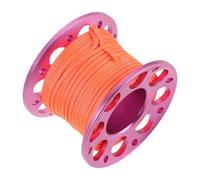 TIDTALEO Scuba Diving Reel Aluminum Alloy Compact Dive Line Reel with 65.6ft Vibrant Braided Nylon Rope Built-in Ball Bearing Mechanism for Boat Dives and Wreck Exploration