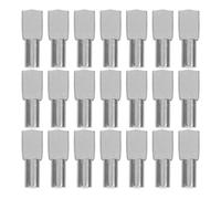 TIDTALEO Shelf Support Pegs with Invisible Design and Modern Look Spoon Shape 100pcs 5mm Stainless Steel Metal Shelf Pins Multi-function Use and Strength for Cabinets and Closets