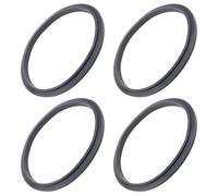 TIDTALEO Silicone Replacement Gaskets Easy to Install 4pcs Black Mixer Seal, Sturdy Silicone Material for Juicer and Blender Seal for Kitchen Appliance Parts