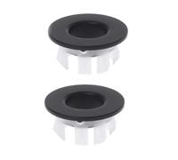 TIDTALEO Sink Overflow Covers Brass and Abs 2pcs Round for Bathroom Sink Basin Overflow Rings with Increased Toughness and Durability, Suitable for Hotels and Factories