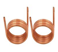 TIDTALEO Soft Copper Tubing Coil for Refrigeration Applications 2pcs Copper Refrigeration Tube Good Durability and Long Serving Life for Air Conditioner and Freezer