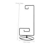 TIDTALEO Space-saving Indoor Plant Hanger Stand with Sturdy Iron Frame Multifunctional Glass Terrarium Holder for Small Spaces Easy-clean Baked Paint Finish for Home Decor and Air Plants