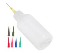 TIDTALEO Squeeze Bottle Needle Tip Applicator Bottle with Replacement Tips Pottery Glaze Plastic and Metal 50ml Underglazing Tools for Intricate Painting in Studio Pottery Projects