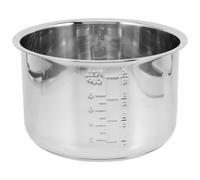 TIDTALEO Stainless Steel Inner Pot and Excellent Heat Transfer 4l for Rice Cooker Replacement with Large Capacity Suitable for Replacing Old Inner Pots and Cooking Tasks