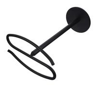 TIDTALEO Standing Stainless Steel Hand Towel Holder for Bathroom with Sturdy Vertical Design and Black Finish Easy to Use and Suitable for Daily Life Compact Floorstanding Towel Rack