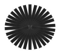 TIDTALEO Stretchable Makeup Brush Covers Flexible Makeup Brush Protective Cover 200pcs Black Mesh Protective Sleeve Convenient to Carry for Travel and On-the-