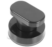 TIDTALEO Strong Suction Cup Grab Bar for Bathroom Safety, Small Black Shower Grip Handle with Self-Adhesive Suction, Non-Drill Wall Mounted Door and Cabinet Pull Handle for Elderly Support