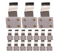 TIDTALEO Tablecloth Clips Table Cover Clamps Iron 20pcs Sturdy Metal Silver Picnic Table Clips for Outdoor Garden and Indoor Use