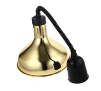 TIDTALEO Telescopic Heat Lamp for Food Warming Metal and Glass Buffet Hanging Warmer Lamp with Bulb Practical Adjustable Heating Light for Restaurant and Kitchen Use