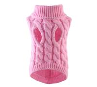 TIDTALEO Thin Fashion Dog Sweater for Puppy and Small Dogs, Comfortable Acrylic Knitted Pet Clothes Easy to Put on Design, for Walking and Jogging