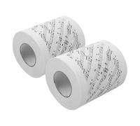 TIDTALEO Toilet Paper Featuring Unique Musical Note Design 2 Rolls with Soft Paper Material Music Themed Providing A Luxurious for Special Occasions and Public Spaces for Music