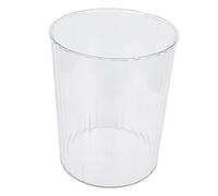 TIDTALEO Transparent Waste Bin Multi Functional Rubbish Container for Home Office Elegant Design for Flower Arranging Suitable for Living Room Bedroom Bathroom Large