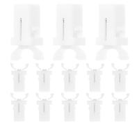 TIDTALEO Trash Can Switch Replacement Locks with Self-clamp Spring Lock Mechanism Abs White 20pcs for Garbage Lid and Cupboard for Public Areas and DIY Projects