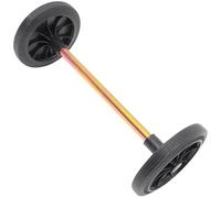 TIDTALEO Trash Can Wheels with Hollow Shaft Rubber Outdoor Garbage Bin Replacement for Easy Mobility and Labor-saving Movement, Suitable for 120l Wheelie Bins Random Color