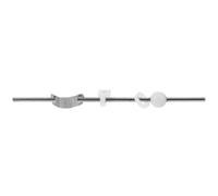 TIDTALEO Universal Drain Pivot Rod Replacement for Washbasins, Adjustable Stainless Steel and Plastic Sink Pop-up Assembly with Enhanced User Experience for Home Bathroom Use