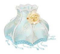 TIDTALEO Victorian Fringe Lamp Shade for Table Lamps with Soft and Comfortable Cloth Material and Beaded Tassel Decoration, Vintage Style Accent for Women and Teens Creating A Dreamy
