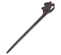 TIDTALEO Vintage Wooden Hair Pin with Rabbit Shape for Women, Smooth Edges and Won't Scratch Scalp, Elegant Retro Style Hair Chopsticks for Wedding and Banquet Hairstyles