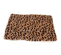 TIDTALEO Warm Pet Blanket for Small Dogs and Cats, Thick Insulating Fabric Pad Trendy Leopard Print Pattern, Comfortable and Stylish Heating Mat for Living Room Use Year