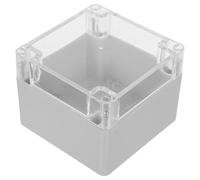 TIDTALEO Waterproof Electrical Project Enclosure Plastic Junction Box with Hinged Cover for Industrial Electrical Maintenance and Outdoor Wiring, Compatible with Circuit Breakers,