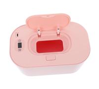 TIDTALEO Wet Tissue Warmer USB Portable Diaper Wipe Dispenser Moisture Retention Heating Box for Travel Home Use Pink