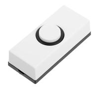 TIDTALEO White Rectangular Doorbell Switch Replacement for Oldfashioned Houses and Cafes Abs Plastic Wired Doorbell Button with Easy Installation and Sturdy Surface Texture Wall Mounted