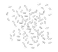 TIDTALEO White Rice Grain Pearl Beads 3×6Mm ABS Faux Beads for Craft Making and Bracelet DIY Jewelry Accessories Approx 1000Pcs