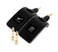 TIDTALEO Wireless System for Bass Guitar Transmitter Receiver USB Rechargeable Metal Plastic Wireless Freedom Transceiver for Home Use Practice Sessions