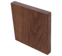 TIDTALEO Wood Craft Pieces Craft Wood Blanks 15x15cm Brown Smooth Surface Easy to Carve for Home Decor Beginners Professionals