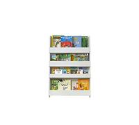 Tidy Books® Kids Bookcase (0-10) Front Facing Bookcase -Gets Kids Reading - Montessori - Eco Friendly Wood- Handmade Wall Bookshelf for Kids Room - The Original since 2004- White