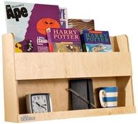 Tidy Books ® -The Original Bunk Bed Buddy™, Bunk Bed Shelf in Natural. - Floating Shelves for Kids Storage next to Bunk Beds and Cabin Beds - Wooden Shelves - 33 x 53 x 12cm