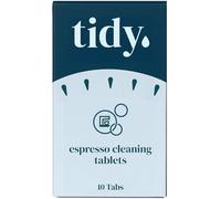 Tidy Coffee Machine Cleaner Tablets | Eco-Friendly Cleaning Solution | Removes Coffee Residue & Limescale | Protects Machine Performance | Includes 10 Tablets | Suitable For Most Coffee Machines