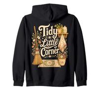 Tidy Little Corner Cottagecore Cleaning Zip Hoodie