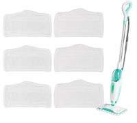 Tidy Monster 6 Pack Microfiber Replacement Washable Cleaning Pads for Shark Steam & Spray Mop S3101 S3202 S3250 SK410 SK435CO SK460 SK140 SK141