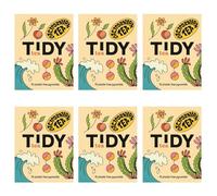 Tidy Tea, Californian Tea, 6 x 15 Plastic Free Pyramid Tea Bags, a Dreamy Blend of Black Tea & Peach