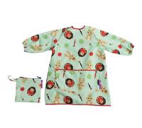Tidy Tot®™ Baby Weaning Bib with Sleeves. Extra Long Apron with Crumb Pocket for Baby Feeding. FitsToddlers and Babies 6-48 months. Mess Proof Baby Led Weaning BLW. Waterpoof. Travel Bag Inlcuded.