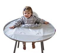 Tidy Tot Weaning Bib & Tray Kit. Weaning Set Attaches to Highchair for Mess Proof Baby Feeding. Essential Baby Led Weaning Bib BLW. Waterproof Long Sleeve Bibs Set for Babies 6-24 months