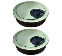 Tidy Workplace Essentials Get the Best of Both Worlds with These 2 Pcs Grommets (Green bronze 60MM)