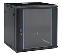Tidyard 12U Wall Mounted Network Cabinet Data Server Rack Data Cabinet 19 IP20 600x600x640 mm