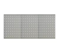 Tidyard 3PCS Peg Boards Steel 15.7x22.8in Wall Mounted Workshop Tools Storage Organizer nail board Model145349