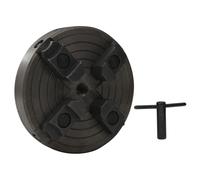 Tidyard 4 Jaw Wood Lathe Chuck Accessory with M18 Connection Steel Black 150x63mm Chuck Model147833