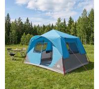 Tidyard 8 Person Instant Tent, Polyester and Steel, Army Green, 365x380x200cm, Foldable with Air Vent, for Summer Camping, Beach and Outdoor Adventures 42028702
