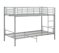 Tidyard Bunk bed grey metal 90×200 cm Beds and accessories Model287911