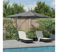 Tidyard Cantilever Roma Parasol Anthracite and Black 352 x 251 x 265 cm parasols Model42003329