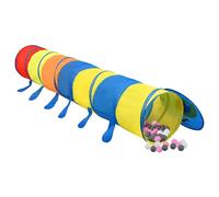 Tidyard Children Play Tunnel with 250 Balls Multicolour 245 cm Polyester tunnel Model3107762